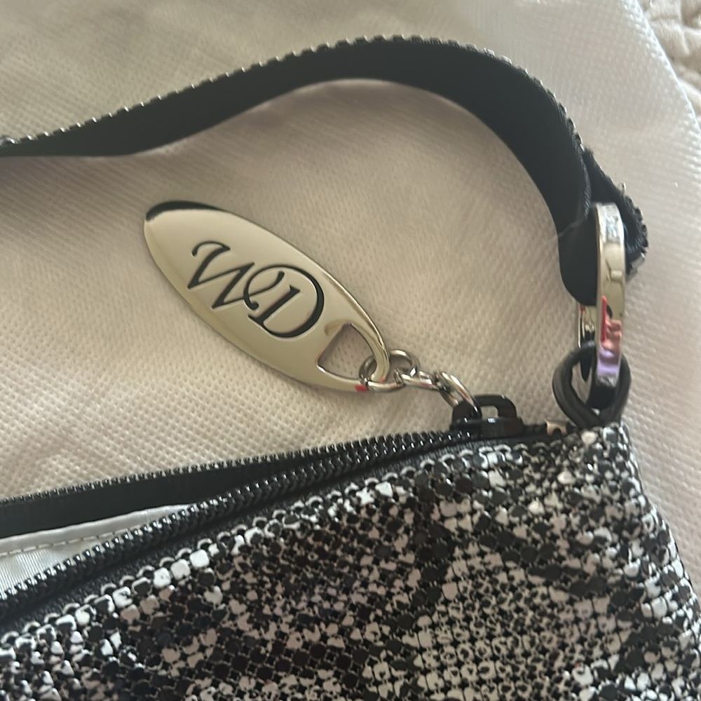 Whiting & Davis Mesh Snake Print Bag - image 4